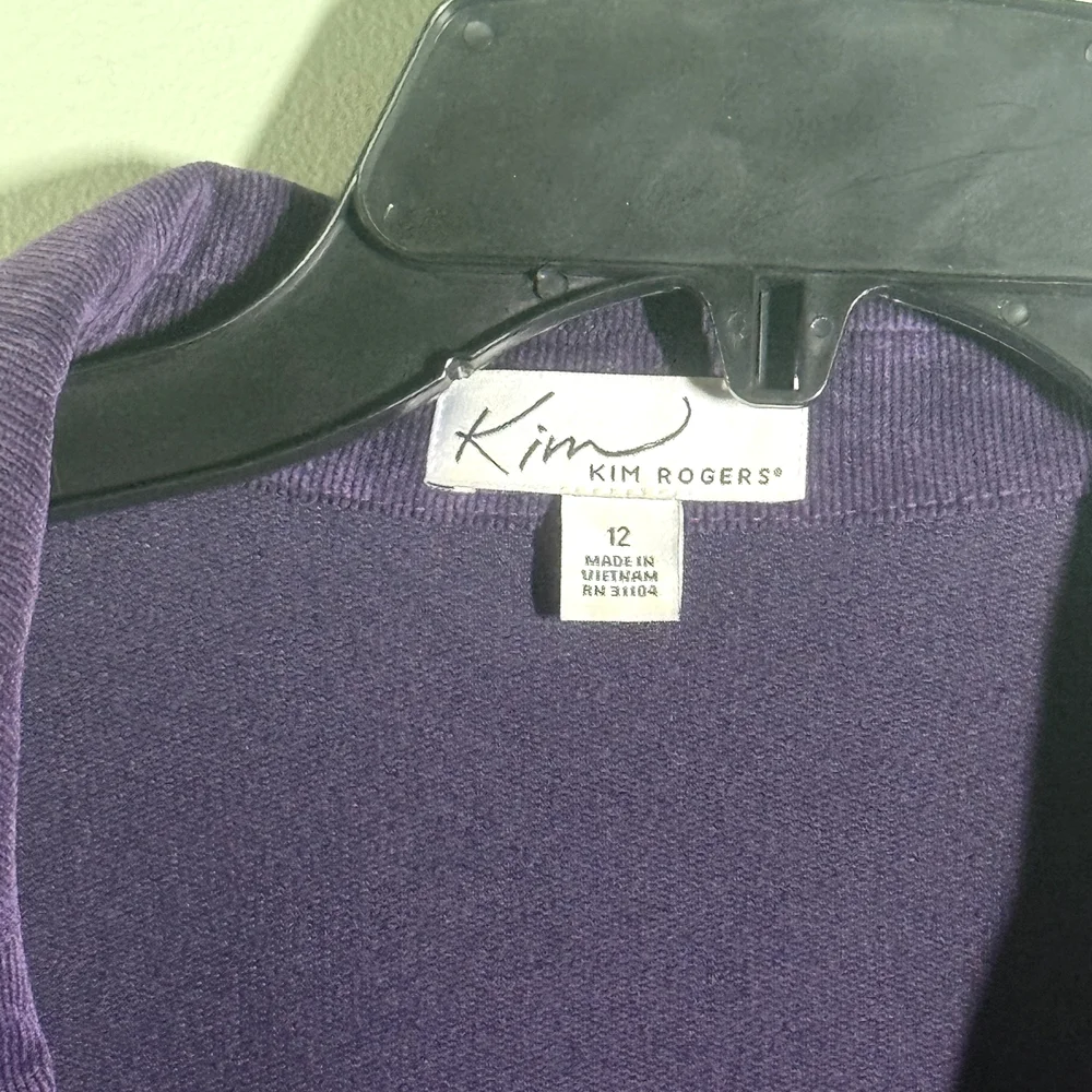 Chico's Vibrant Purple Blazer - Picture 3 of 7